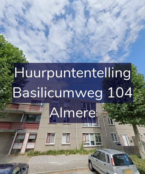 Foto gevel Huurpuntentelling voor Basilicumweg 104, Almere
