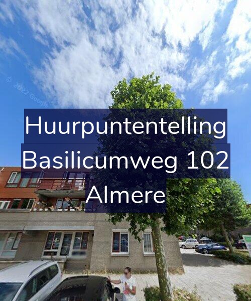 Foto gevel Huurpuntentelling voor Basilicumweg 102, Almere