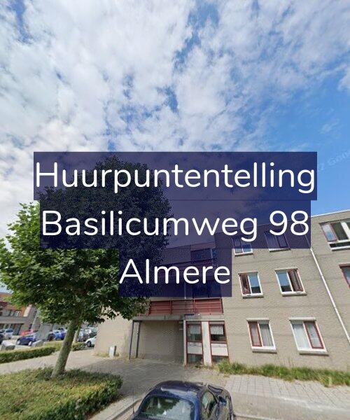 Foto gevel Huurpuntentelling voor Basilicumweg 98, Almere