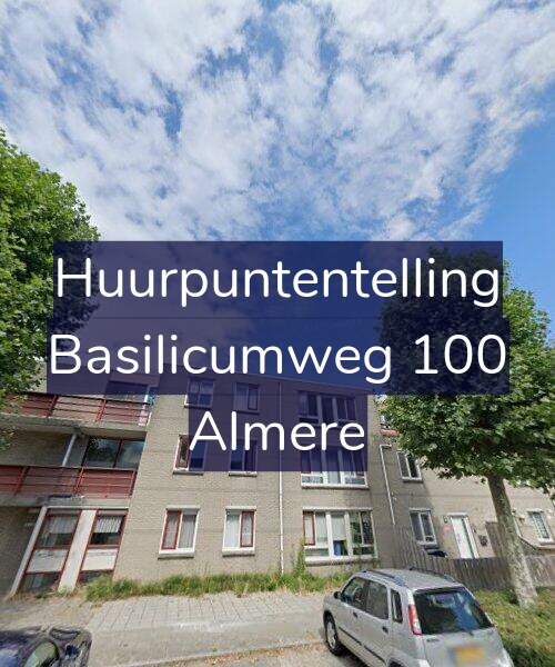 Foto gevel Huurpuntentelling voor Basilicumweg 100, Almere