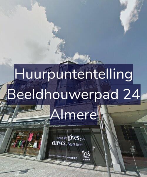 Foto gevel Huurpuntentelling voor Beeldhouwerpad 24, Almere