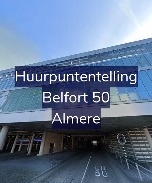 Foto gevel Huurpuntentelling voor Belfort 50, Almere