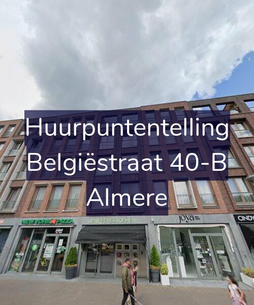 Foto gevel Huurpuntentelling voor Belgiëstraat 40-B, Almere