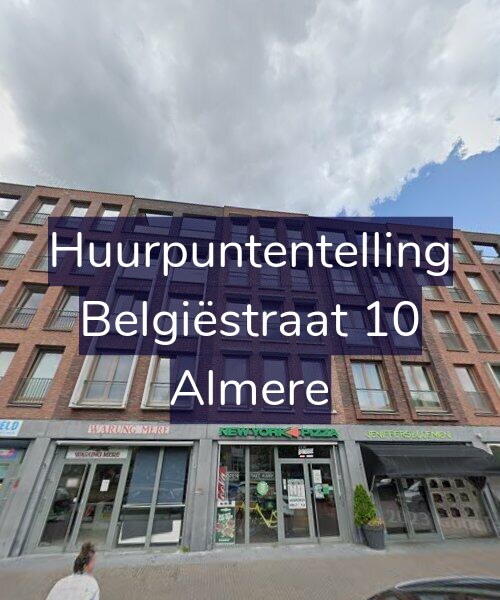 Foto gevel Huurpuntentelling voor Belgiëstraat 10, Almere