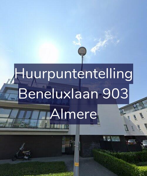 Foto gevel Huurpuntentelling voor Beneluxlaan 903, Almere