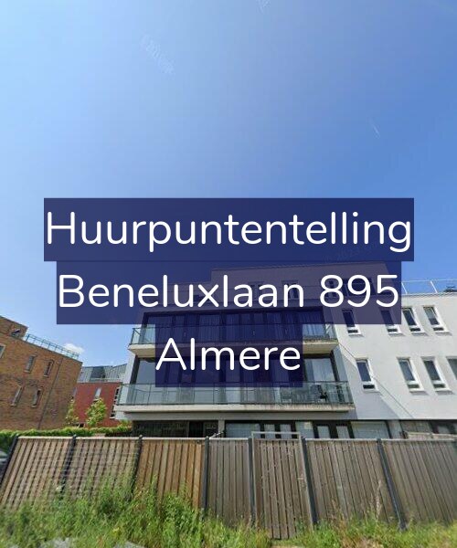 Foto gevel Huurpuntentelling voor Beneluxlaan 895, Almere