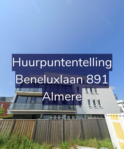 Foto gevel Huurpuntentelling voor Beneluxlaan 891, Almere