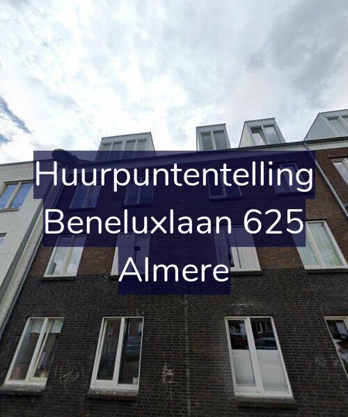 Foto gevel Huurpuntentelling voor Beneluxlaan 625, Almere