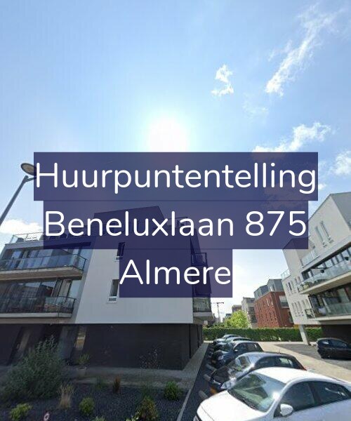 Foto gevel Huurpuntentelling voor Beneluxlaan 875, Almere
