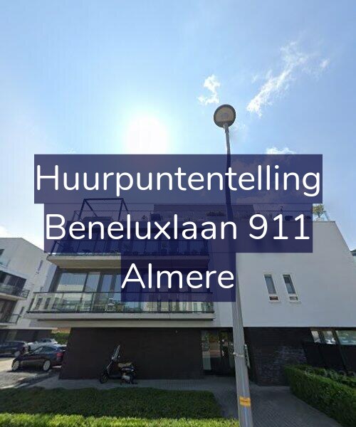 Foto gevel Huurpuntentelling voor Beneluxlaan 911, Almere