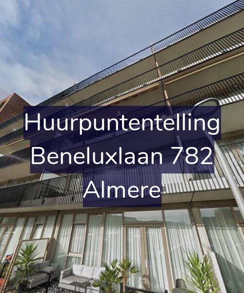 Foto gevel Huurpuntentelling voor Beneluxlaan 782, Almere
