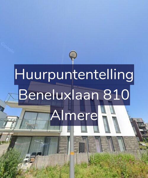 Foto gevel Huurpuntentelling voor Beneluxlaan 810, Almere