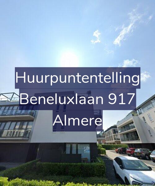 Foto gevel Huurpuntentelling voor Beneluxlaan 917, Almere