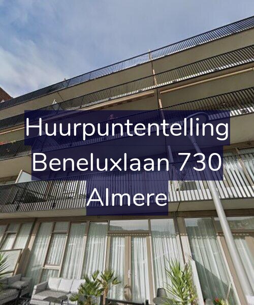 Foto gevel Huurpuntentelling voor Beneluxlaan 730, Almere