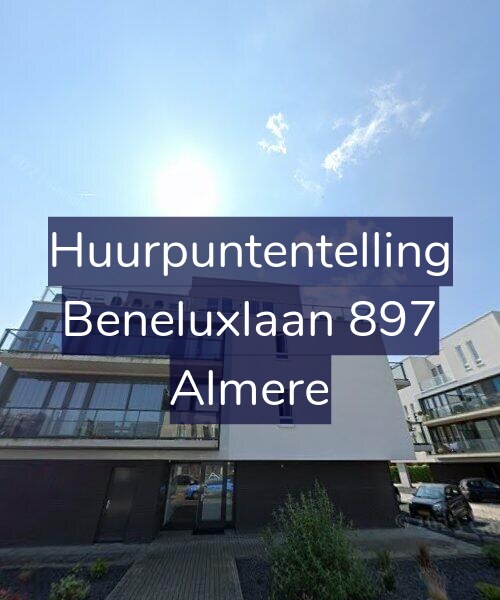 Foto gevel Huurpuntentelling voor Beneluxlaan 897, Almere
