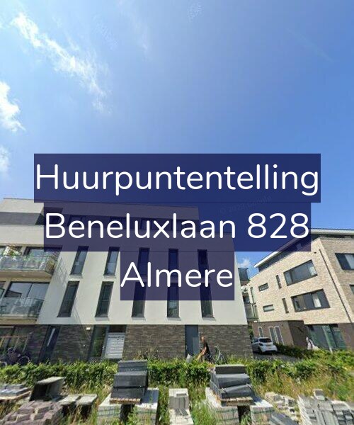 Foto gevel Huurpuntentelling voor Beneluxlaan 828, Almere