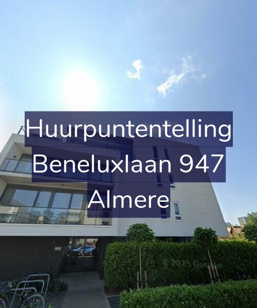 Foto gevel Huurpuntentelling voor Beneluxlaan 947, Almere