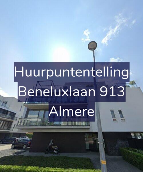 Foto gevel Huurpuntentelling voor Beneluxlaan 913, Almere