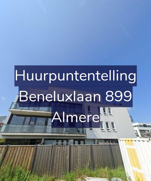 Foto gevel Huurpuntentelling voor Beneluxlaan 899, Almere