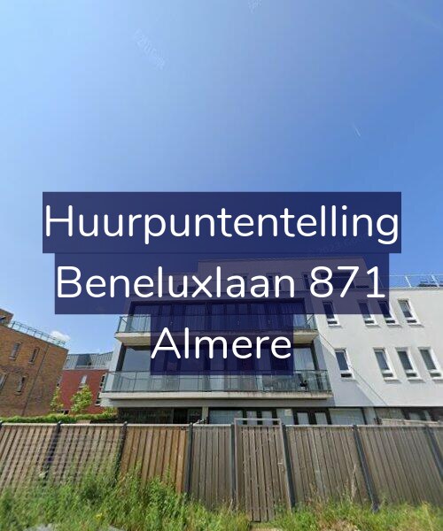 Foto gevel Huurpuntentelling voor Beneluxlaan 871, Almere