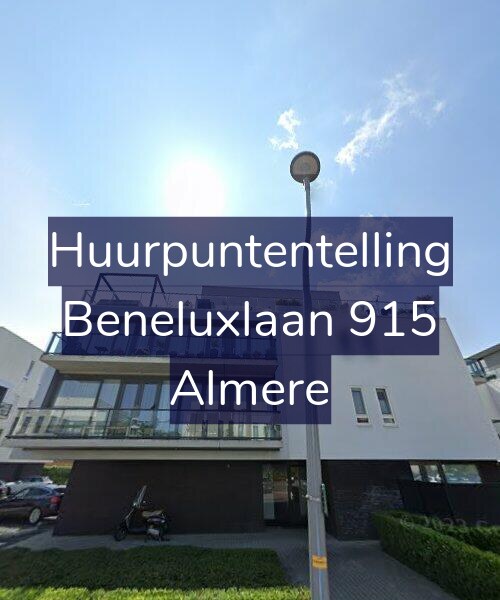 Foto gevel Huurpuntentelling voor Beneluxlaan 915, Almere