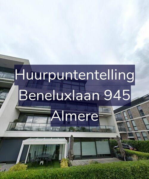 Foto gevel Huurpuntentelling voor Beneluxlaan 945, Almere