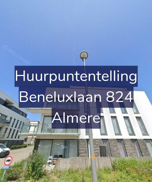 Foto gevel Huurpuntentelling voor Beneluxlaan 824, Almere