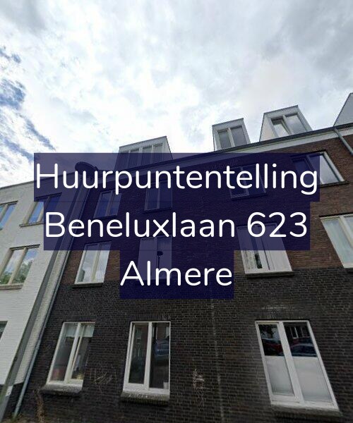 Foto gevel Huurpuntentelling voor Beneluxlaan 623, Almere
