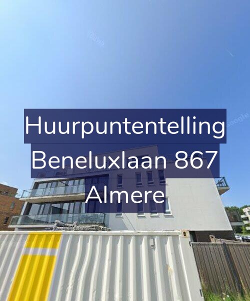 Foto gevel Huurpuntentelling voor Beneluxlaan 867, Almere