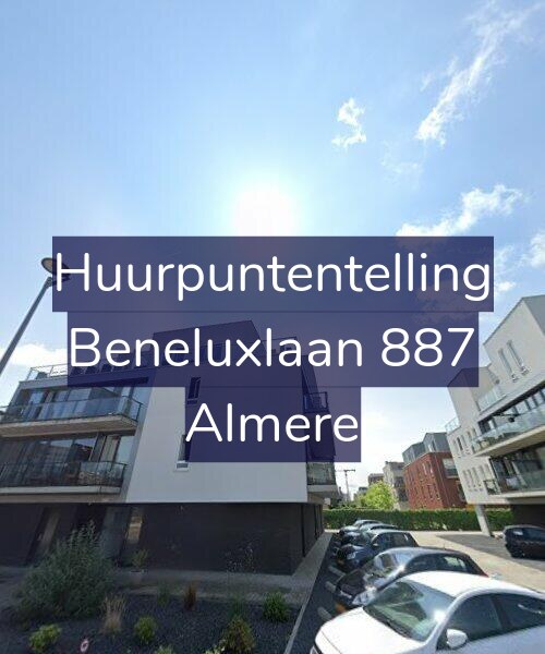 Foto gevel Huurpuntentelling voor Beneluxlaan 887, Almere