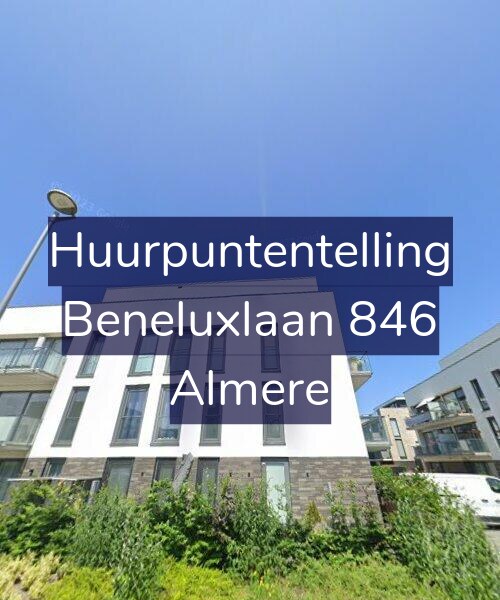 Foto gevel Huurpuntentelling voor Beneluxlaan 846, Almere