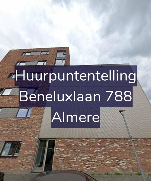 Foto gevel Huurpuntentelling voor Beneluxlaan 788, Almere