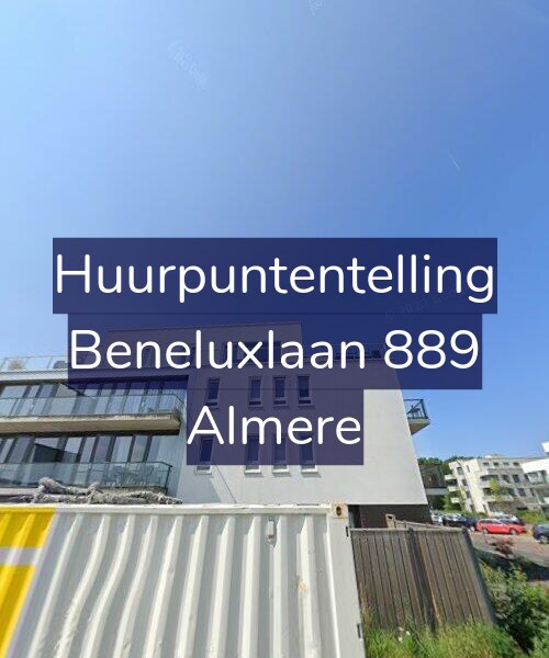Foto gevel Huurpuntentelling voor Beneluxlaan 889, Almere