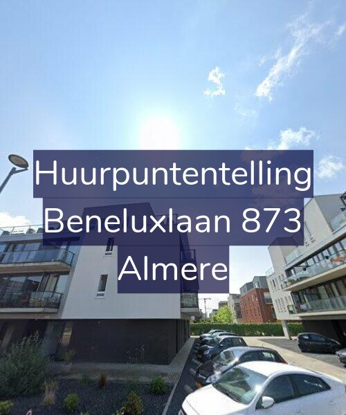 Foto gevel Huurpuntentelling voor Beneluxlaan 873, Almere