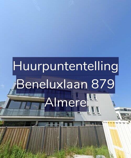 Foto gevel Huurpuntentelling voor Beneluxlaan 879, Almere