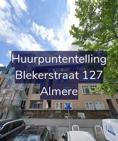 Foto gevel Huurpuntentelling voor Blekerstraat 127, Almere