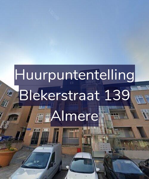 Foto gevel Huurpuntentelling voor Blekerstraat 139, Almere
