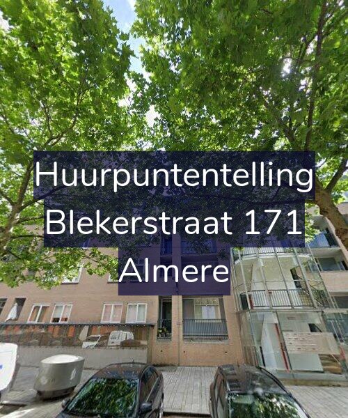 Foto gevel Huurpuntentelling voor Blekerstraat 171, Almere