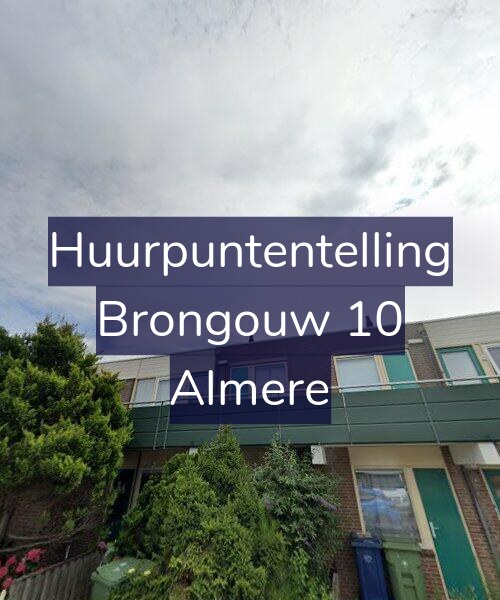 Foto gevel Huurpuntentelling voor Brongouw 10, Almere
