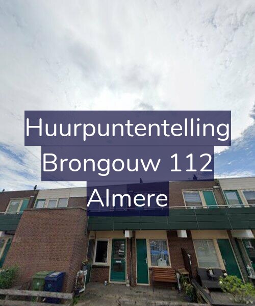 Foto gevel Huurpuntentelling voor Brongouw 112, Almere