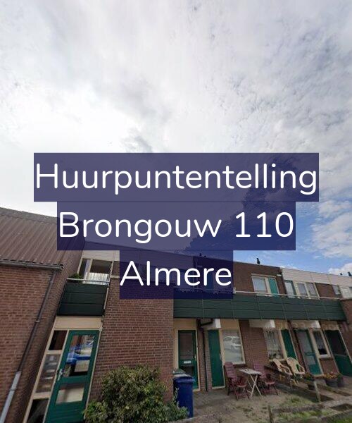 Foto gevel Huurpuntentelling voor Brongouw 110, Almere