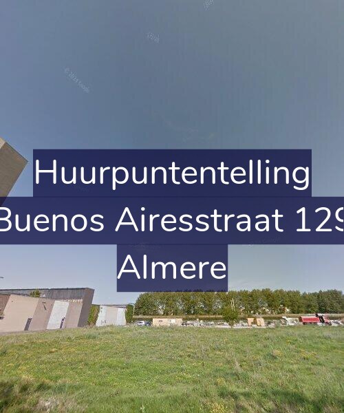 Foto gevel Huurpuntentelling voor Buenos Airesstraat 129, Almere