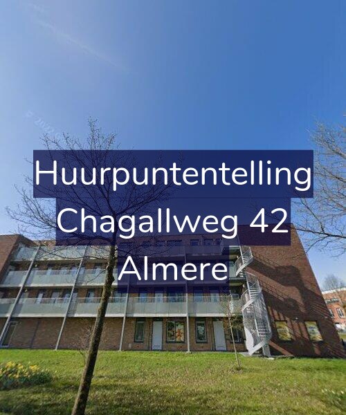 Foto gevel Huurpuntentelling voor Chagallweg 42, Almere