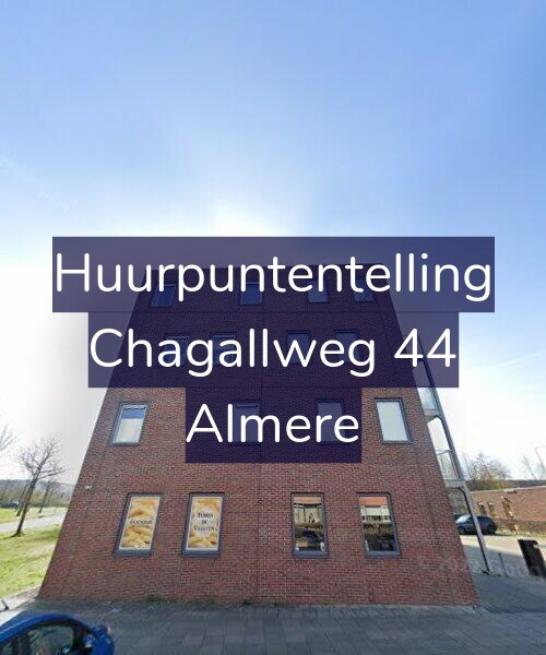 Foto gevel Huurpuntentelling voor Chagallweg 44, Almere