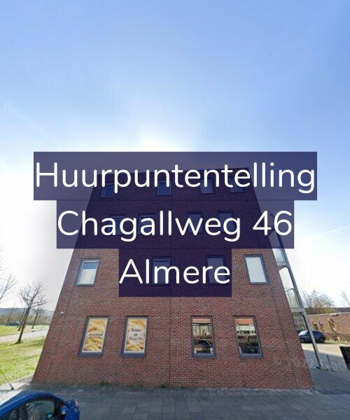 Foto gevel Huurpuntentelling voor Chagallweg 46, Almere