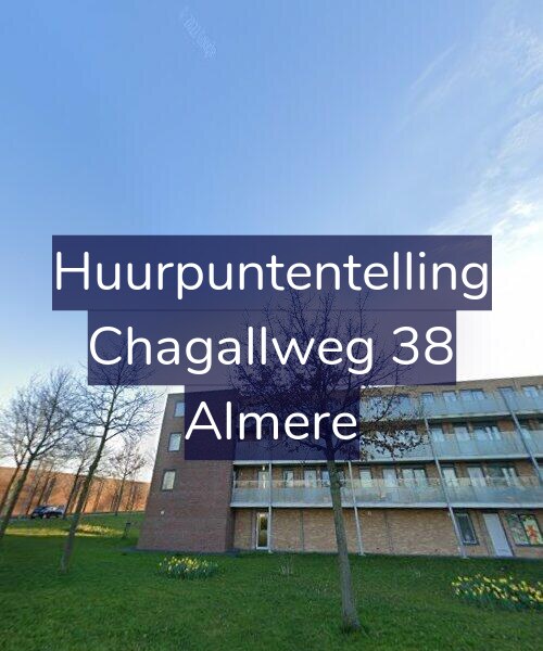 Foto gevel Huurpuntentelling voor Chagallweg 38, Almere