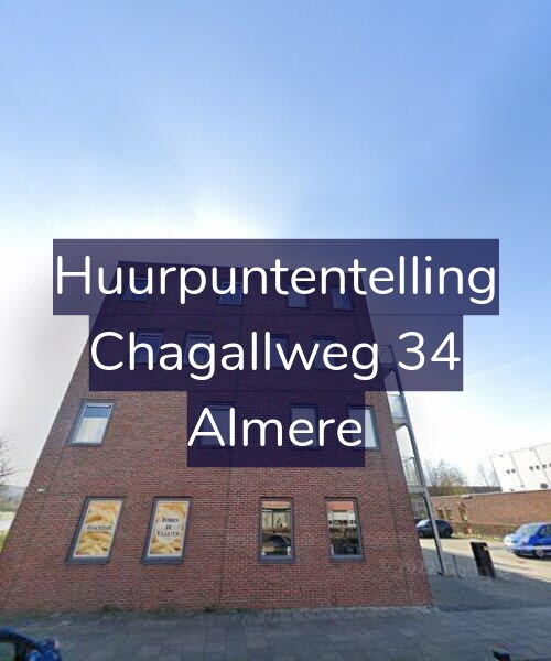 Foto gevel Huurpuntentelling voor Chagallweg 34, Almere