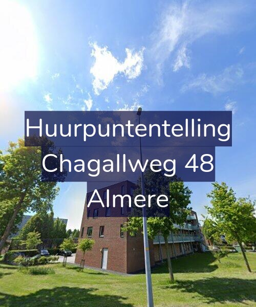 Foto gevel Huurpuntentelling voor Chagallweg 48, Almere
