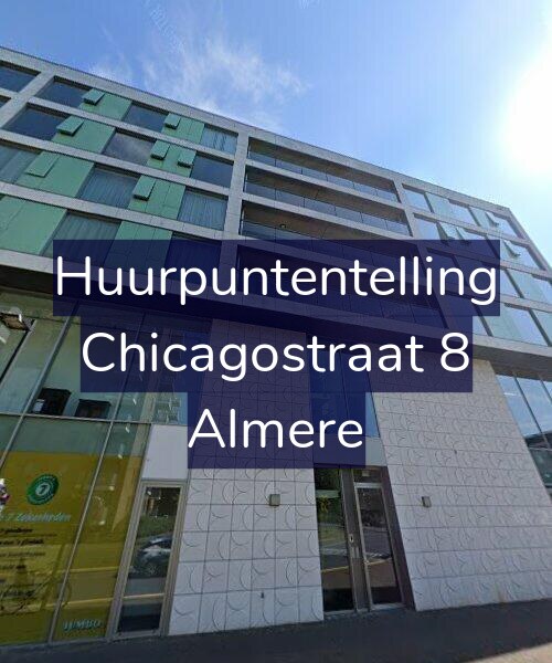 Foto gevel Huurpuntentelling voor Chicagostraat 8, Almere