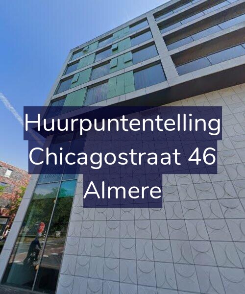 Foto gevel Huurpuntentelling voor Chicagostraat 46, Almere